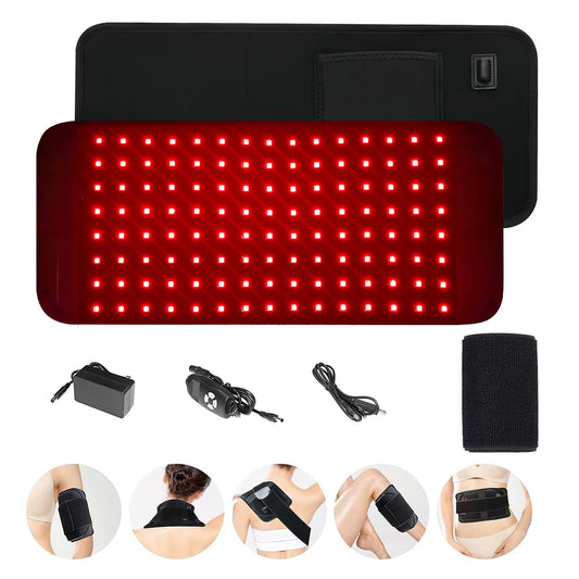 Ruby Light Therapy's Red Infrared Light Therapy Pad   LED Beauty Devices for Face and Body Back Knee Hands Feet Relief Portable 660nm 850nm  Heat Pad